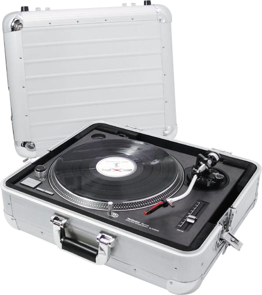 Сребрист Zomo Flightcase SL-12 XT за Technics SL-1200, общ изглед