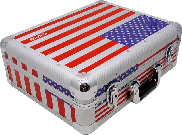 Zomo CD-Case CD-MK3 XT USA-Flag – предна страна на кейса