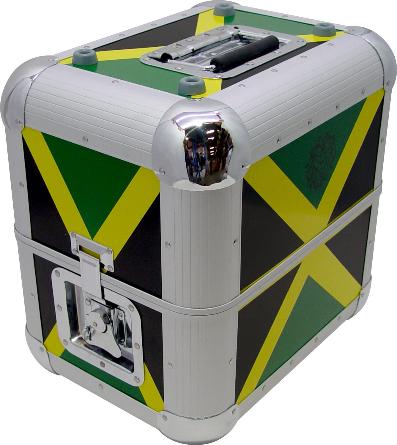 Zomo Recordcase MP-80 XT кейс за винил в разцветка Jamaica Flag - общ изглед