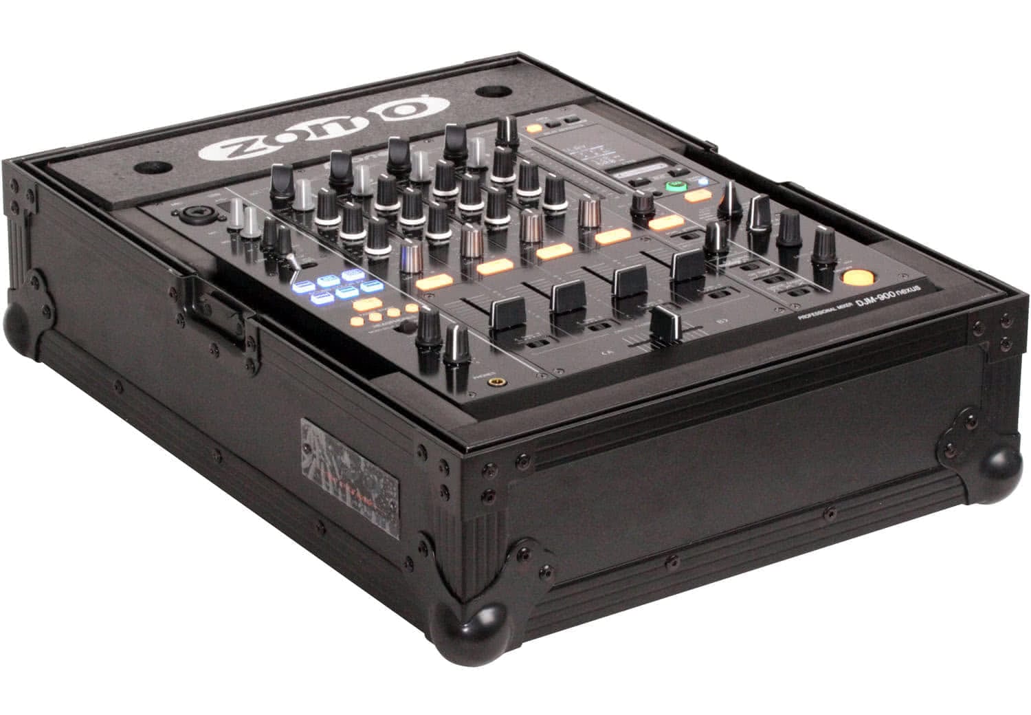 Zomo Flightcase PM-900 NSE в черно, затворен, изглед отпред
