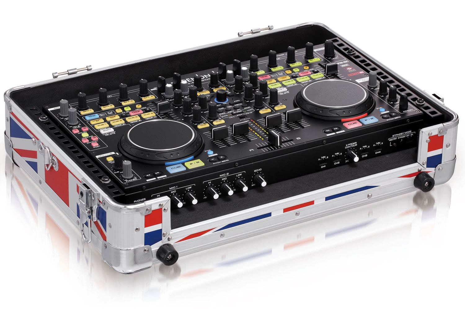 Zomo Flightcase MFC-6000 във визия UK-Flag, общ изглед
