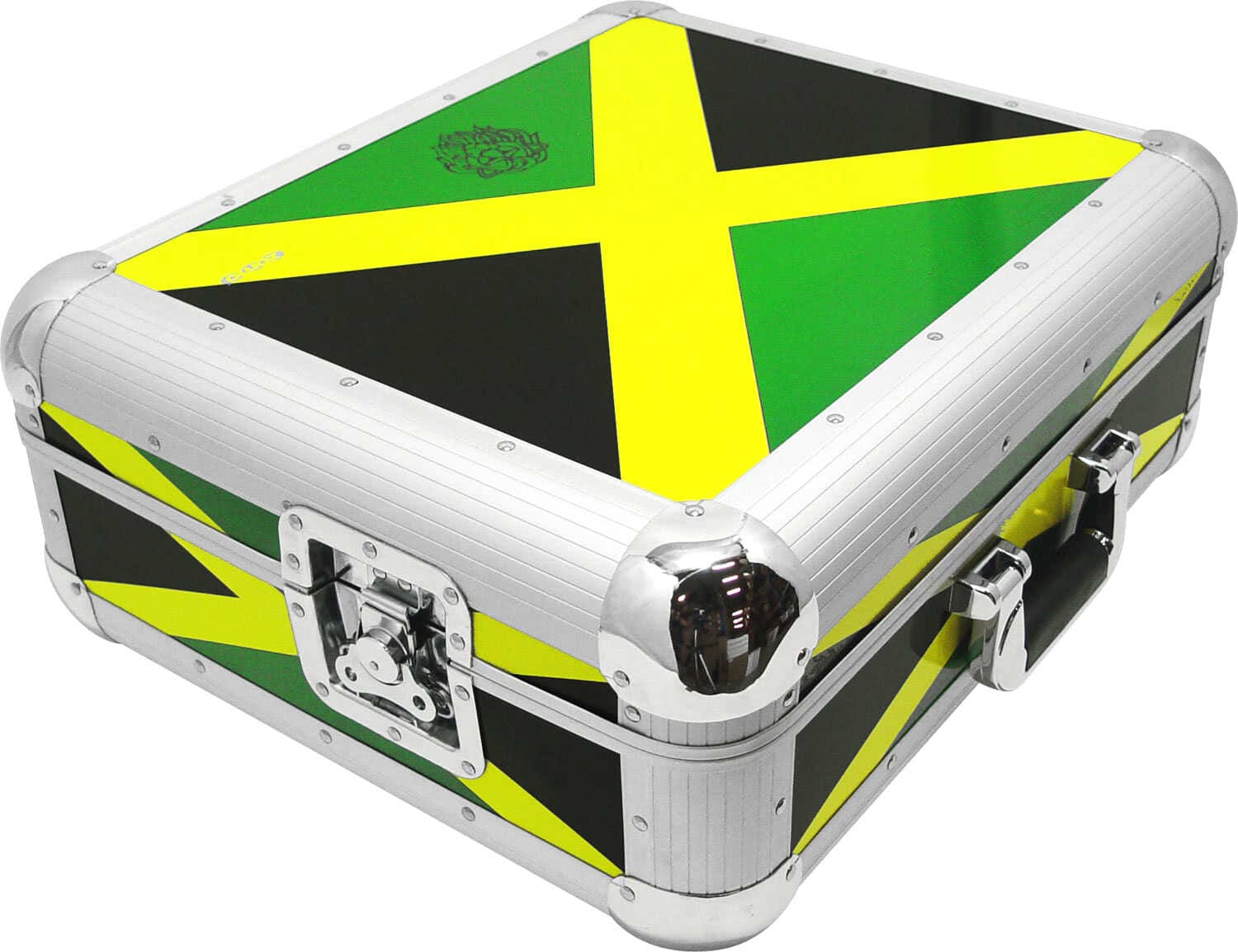 Zomo Flightcase SL-12 XT в разцветка Jamaica Flag, общ изглед