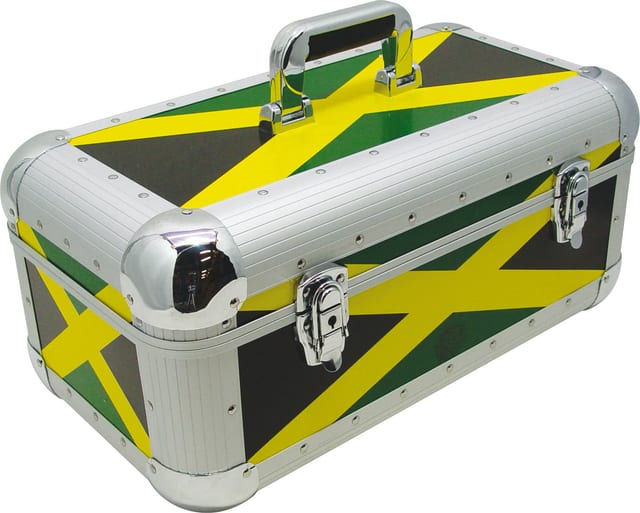 Zomo Recordcase RS-250 XT Jamaica Flag — общ изглед на кейса за винили