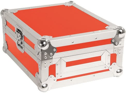 Червен Zomo Flightcase DN-3500 за CD плейър, изглед отпред