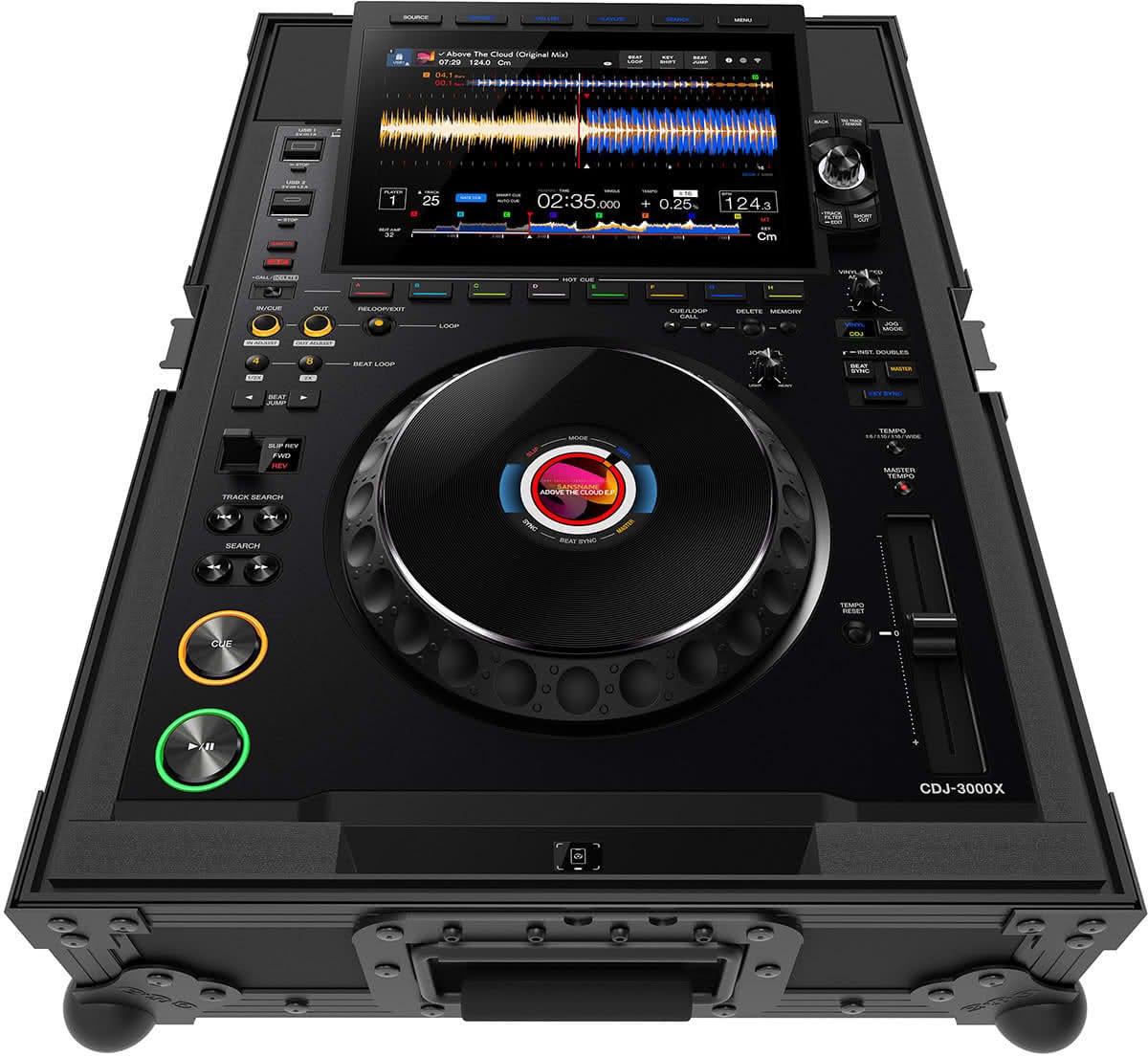 Отделение за кабели отзад на Zomo A-CDJ-3000X NSE