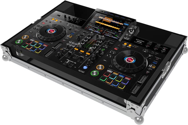 PEP FC-RX3 flightcase за Pioneer XDJ-RX3 със сребристи ъглови протектори и дръжка