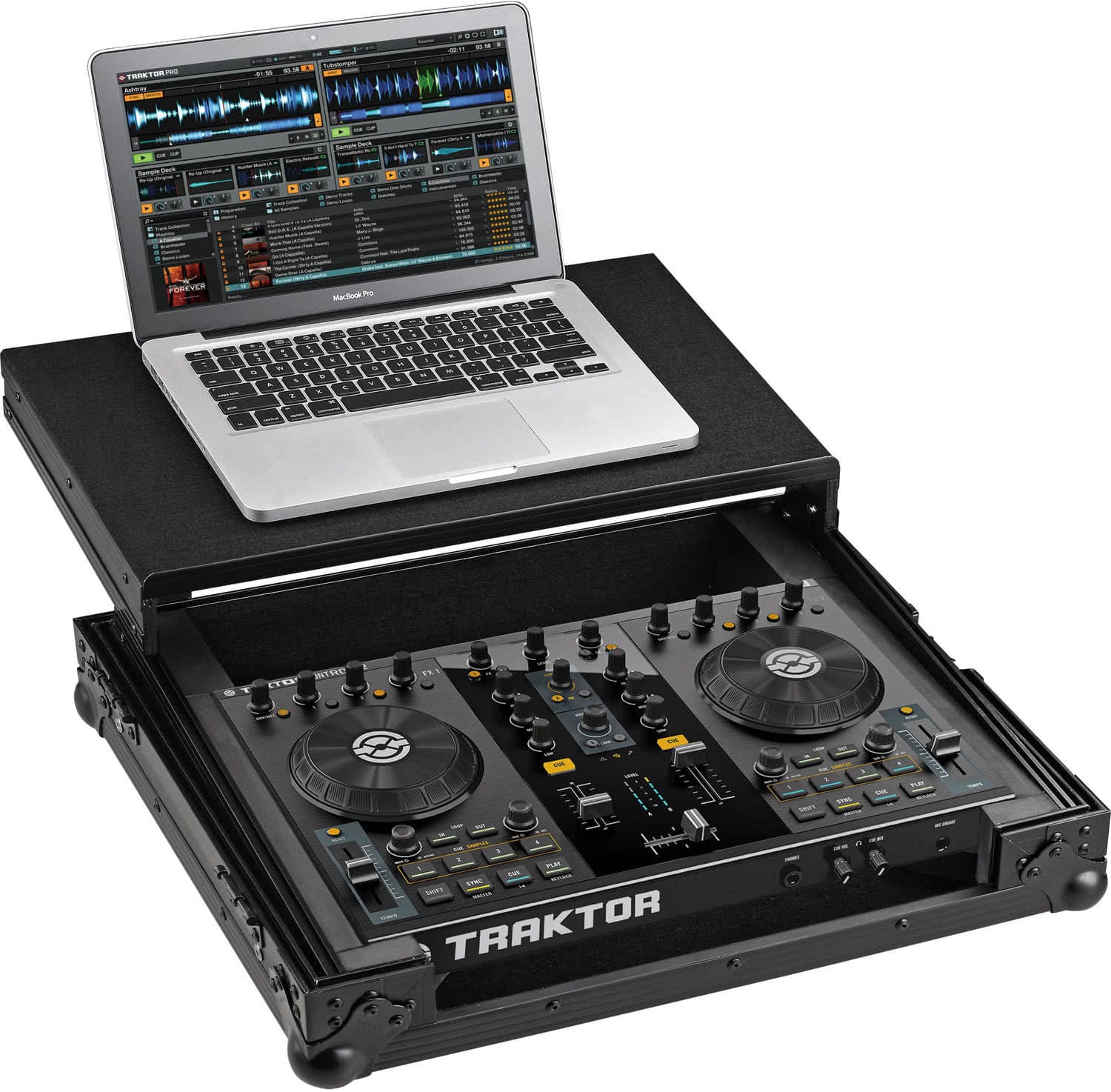 Zomo Flightcase S2 Plus NSE затворен, със закопчалки и алуминиеви профили