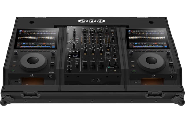 Zomo Flightcase Set-15V5 NSE – черен flightcase за DJ сет, общ изглед