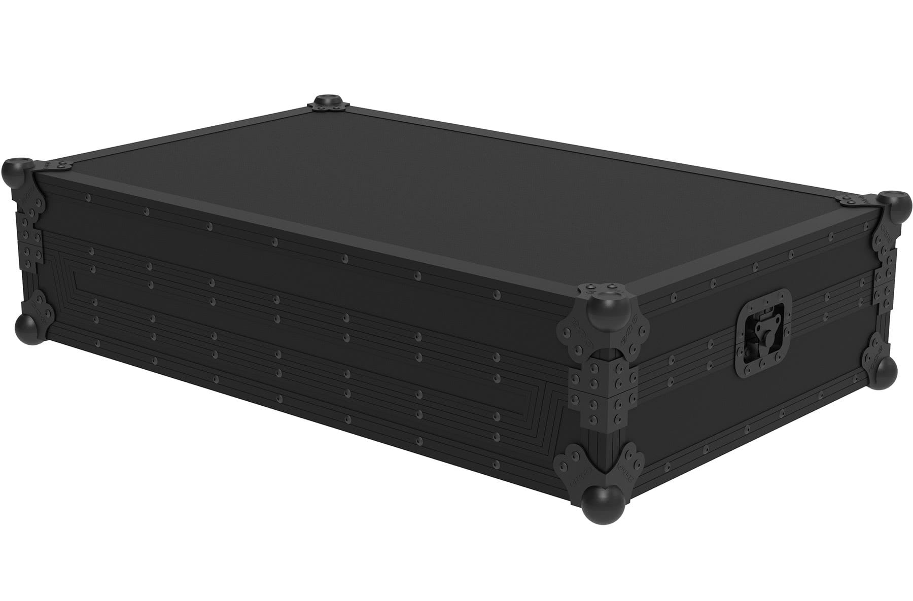 Черен NSE flightcase за Rane FOUR с закопчалки пеперуда и ъглови протектори