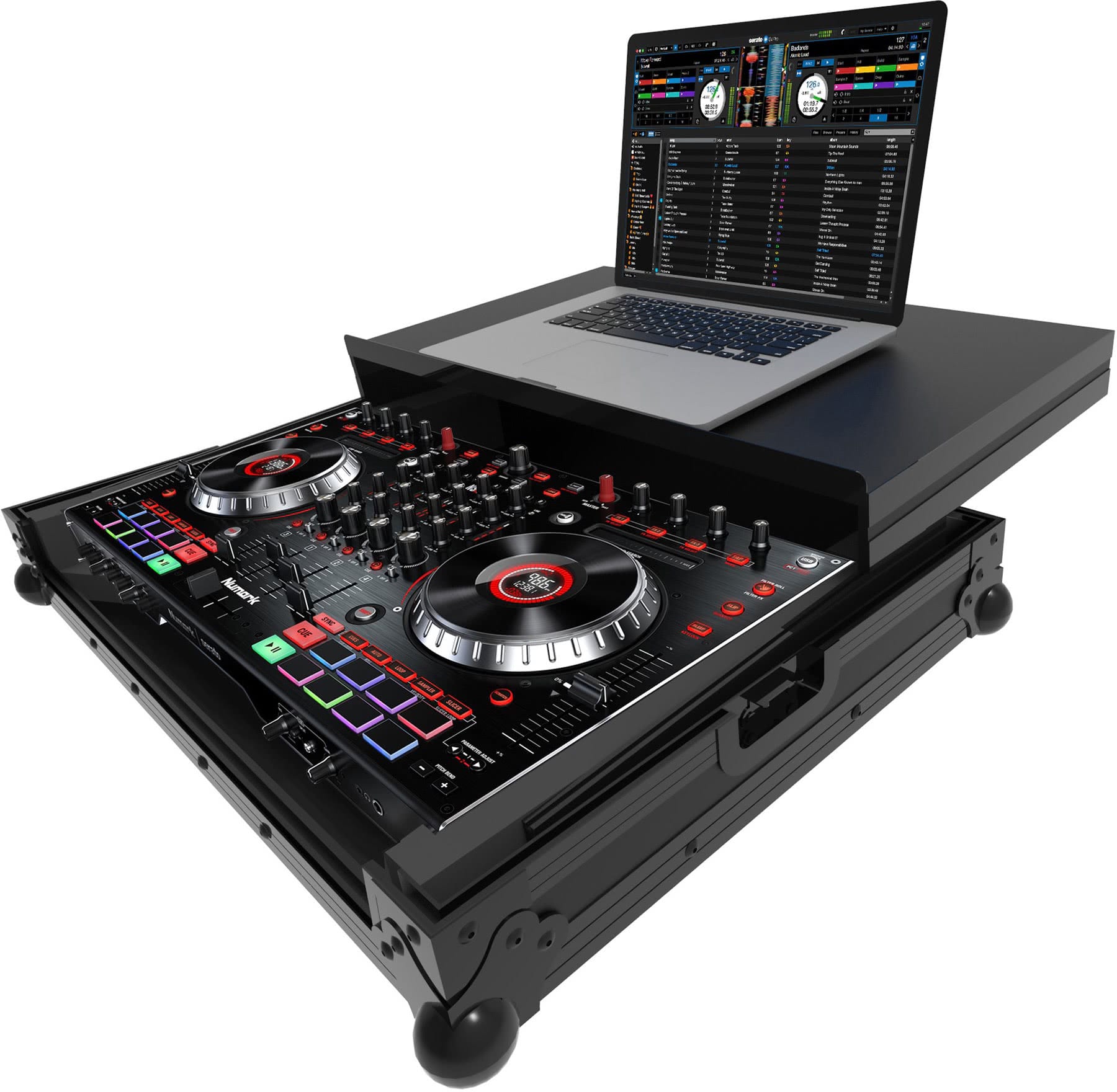 Zomo Flightcase NS6II Plus NSE в черен NSE дизайн, външен изглед