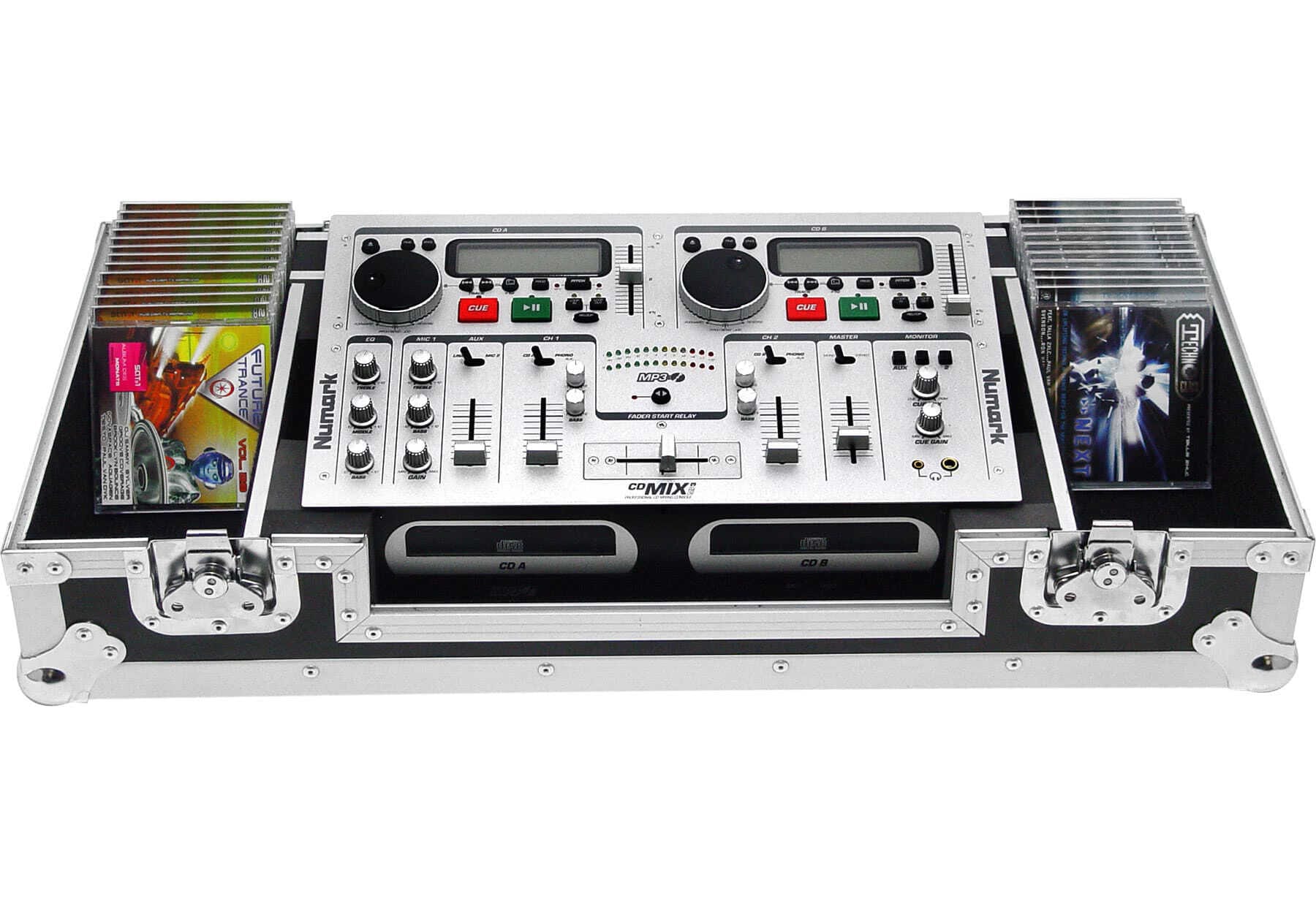 Син flightcase Zomo CDM-2 – страничен изглед
