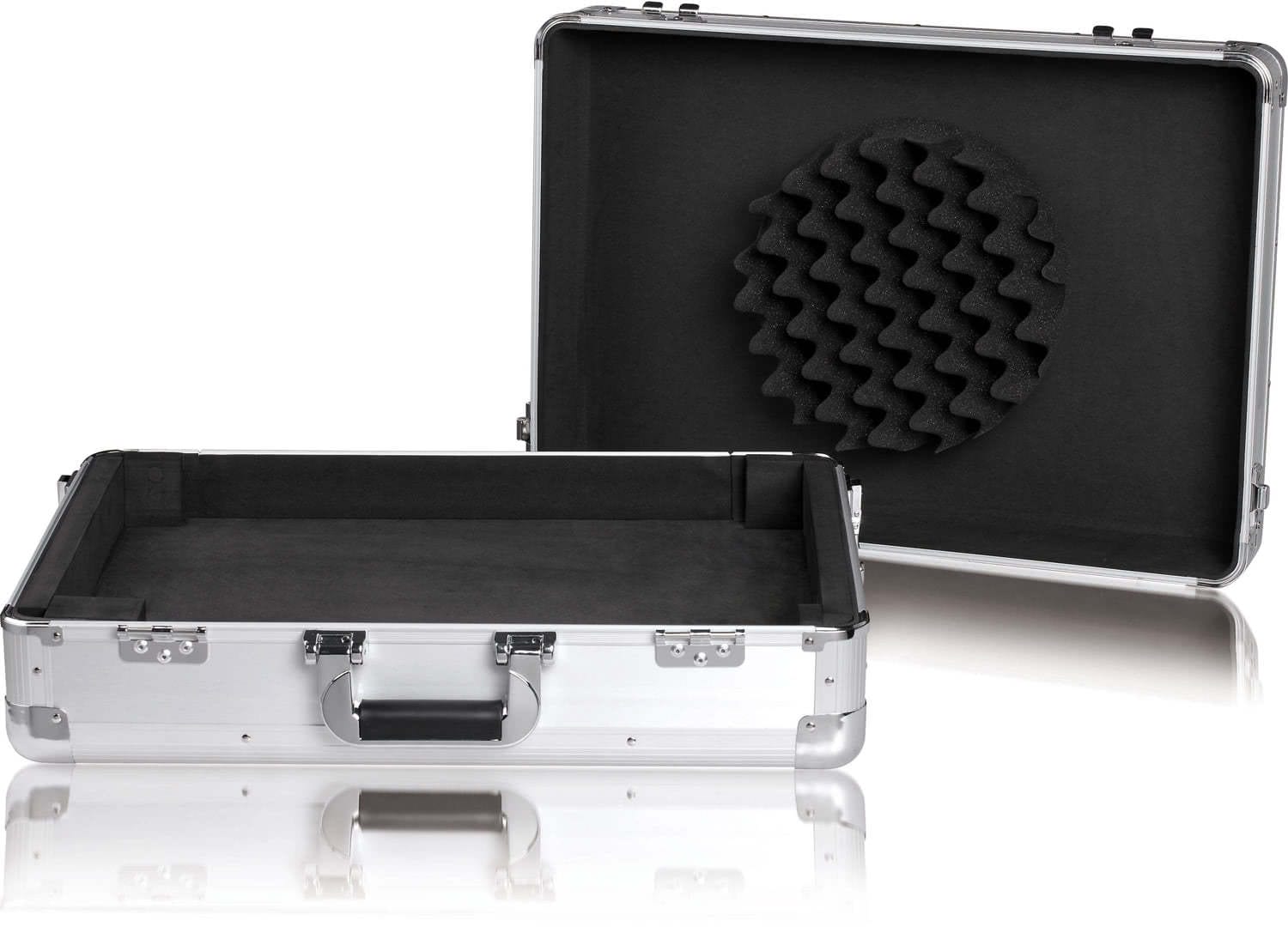 Zomo MFC-S4 сребрист Flightcase за DJ контролер - страничен изглед