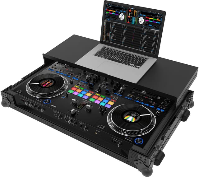 Черен Zomo Flightcase P-DDJ-REV7 Plus NSE за Pioneer DJ DDJ-Rev7, затворен, отпред