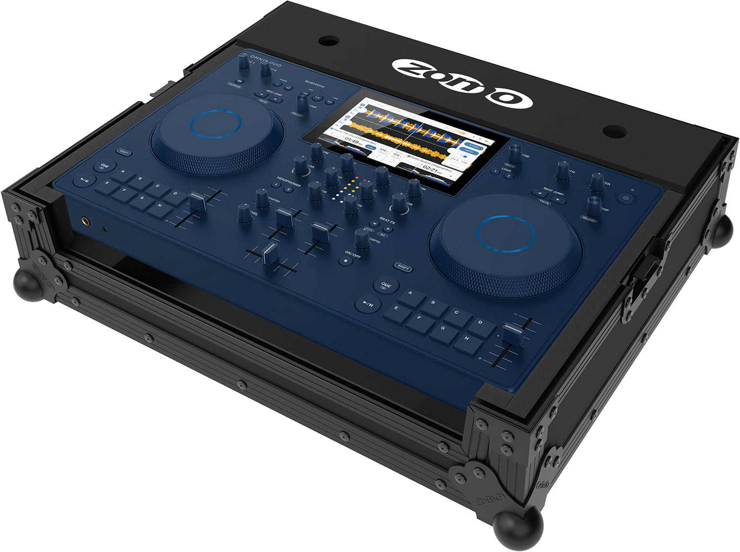 Zomo Flightcase A-Omni-Duo NSE в черно, общ изглед отпред