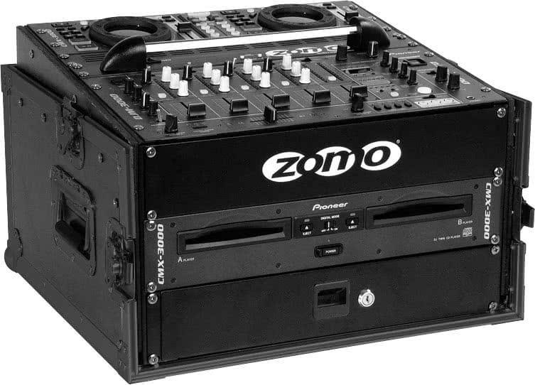 Черен Zomo Flightcase Rack 104 за 19-инчово rack оборудване