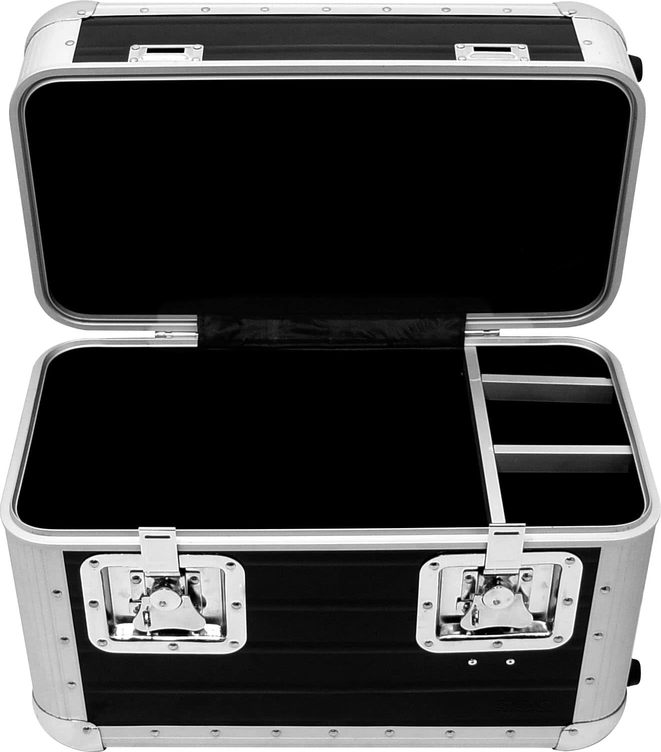 Zomo Recordcase TP-70 XT черен кейс за плочи – страничен ъгъл