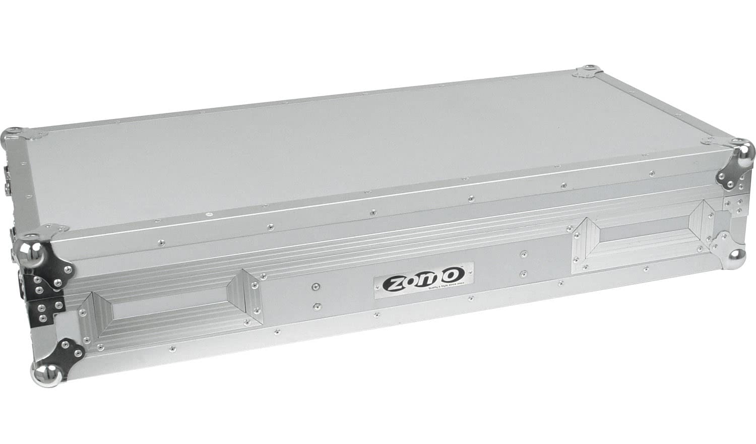 Zomo Flightcase DN-3500/12 в сребърен цвят – общ изглед отпред