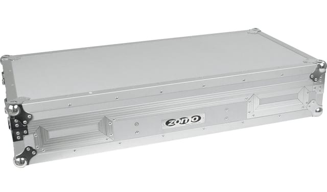 Zomo Flightcase DN-3500/12 в сребърен цвят – общ изглед отпред