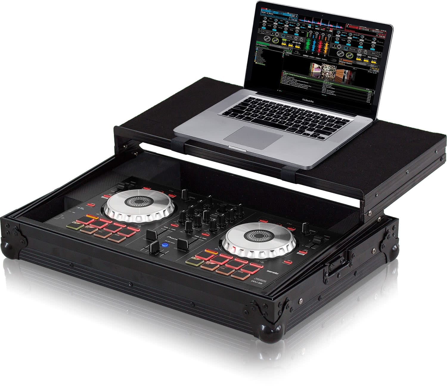 Zomo Flightcase P-DDJ-SB Plus NSE в черен цвят, изглед отпред