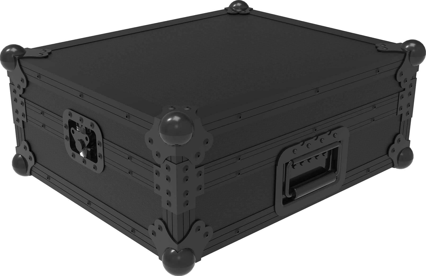 Zomo T-10 NSE Flightcase с ъглови протектори и butterfly закопчалки, страничен изглед