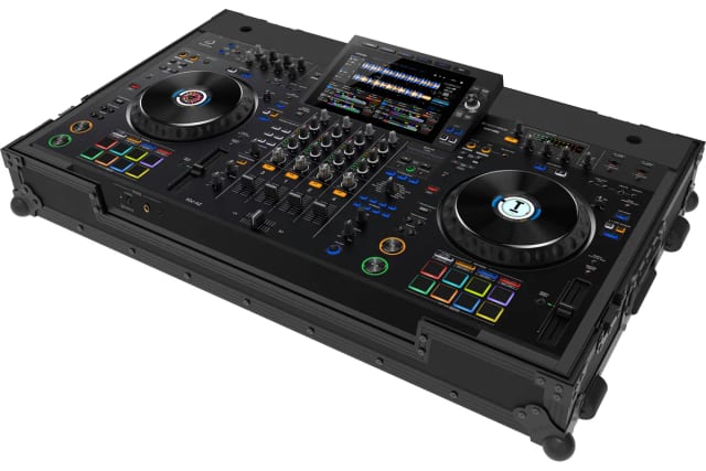 Черен Zomo Flightcase A-XDJ-AZ NSE за AlphaTheta XDJ-AZ с алуминиеви профили и ъглови протектори