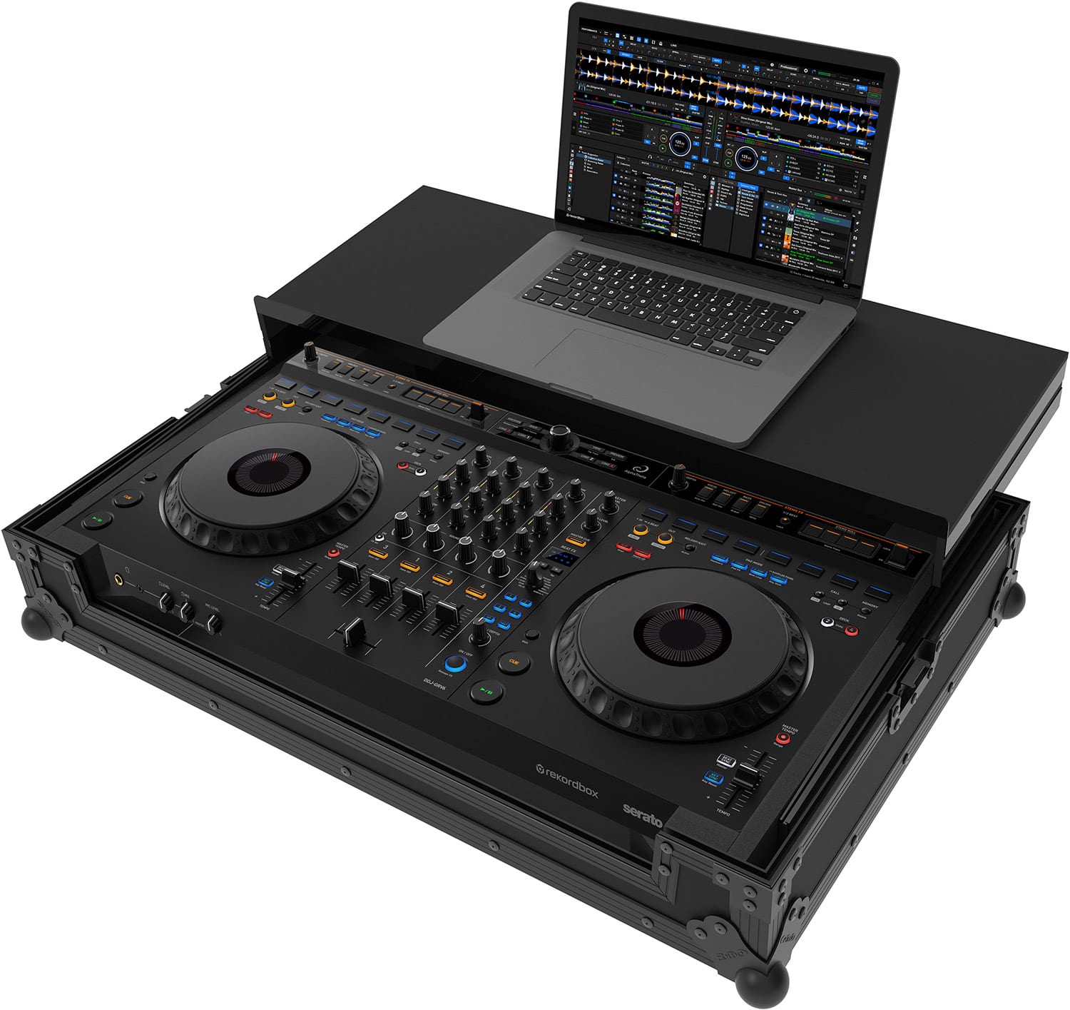 Черен Zomo Flightcase A-DDJ-GRV6 Plus NSE за контролер AlphaTheta DDJ-GRV6