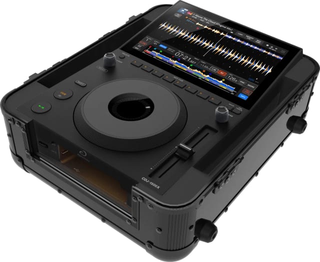 Черен Zomo Flightcase MFC-1500x за CDJ-1500X, затворен, поглед отпред