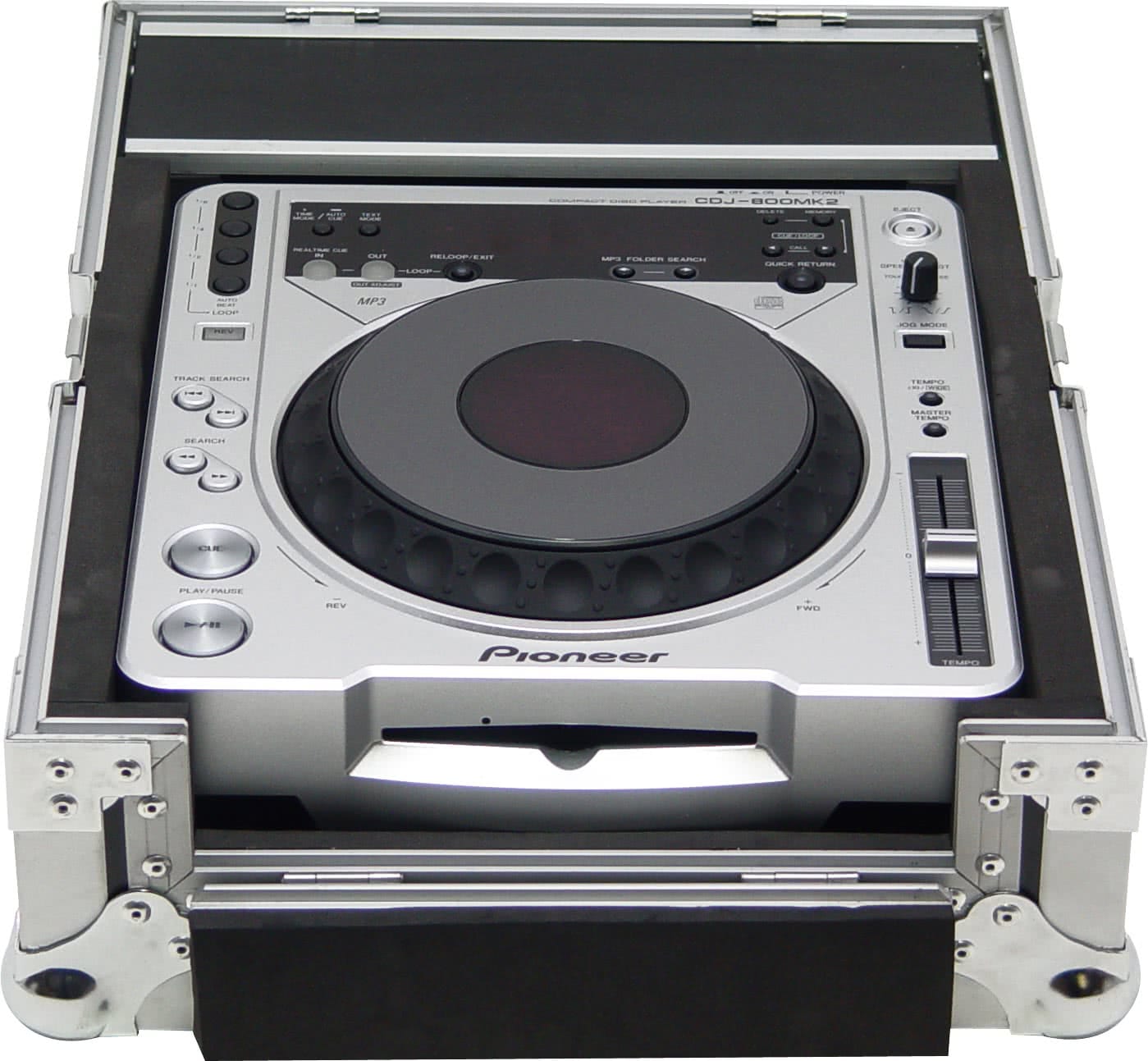 Син Flightcase PC-800 на Zomo, поглед под ъгъл