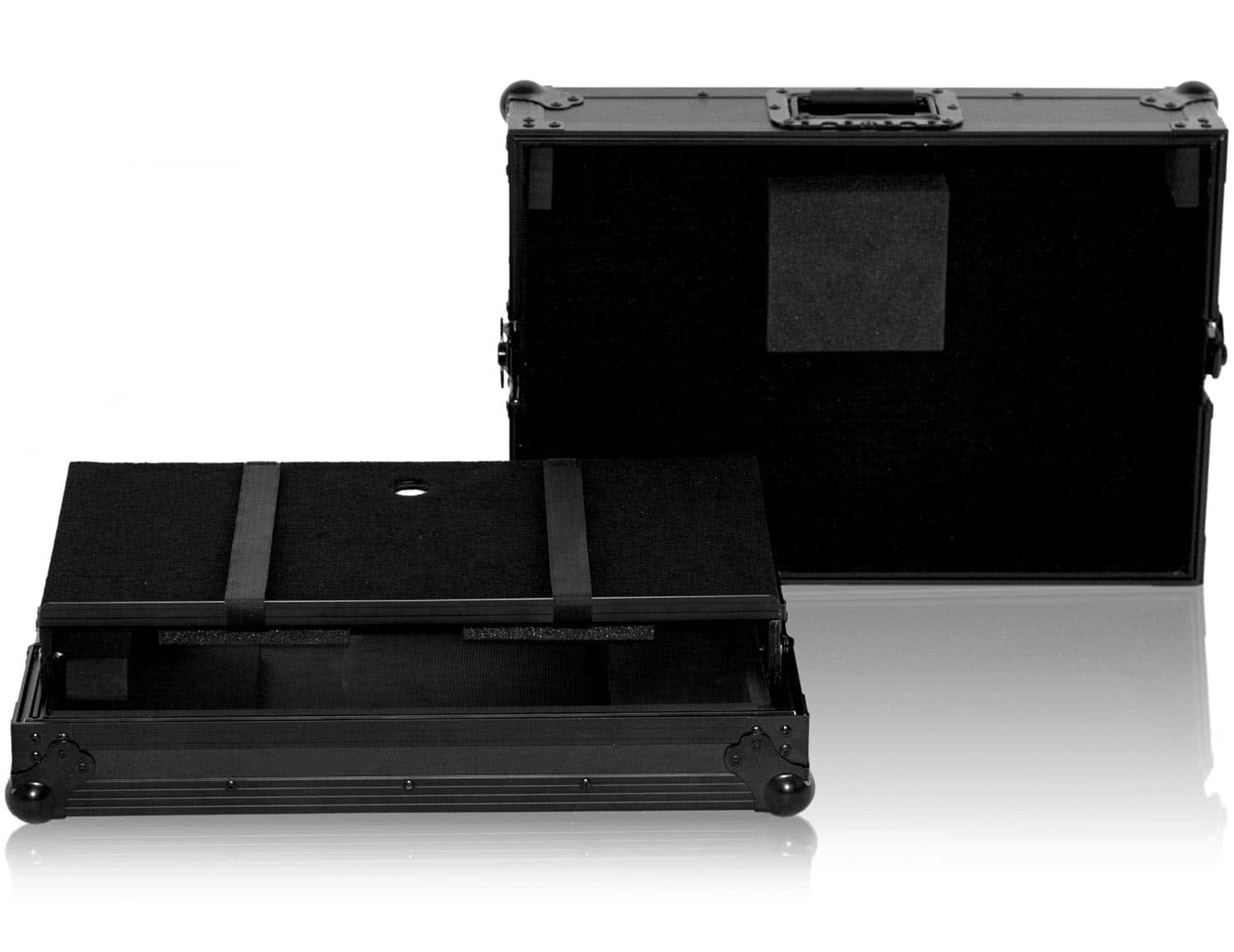 Черен Flightcase Zomo за Pioneer DDJ-SB с алуминиеви профили и заоблени ъгли