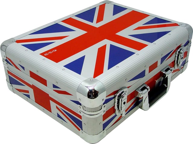 Zomo CD-Case CD-MK3 XT в разцветка UK-Flag, общ изглед отпред