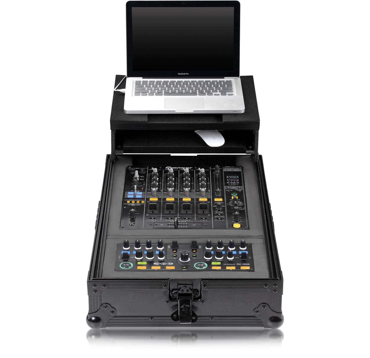 Zomo Flightcase P-MC Plus NSE със свален капак и плъзгаща се поставка за лаптоп