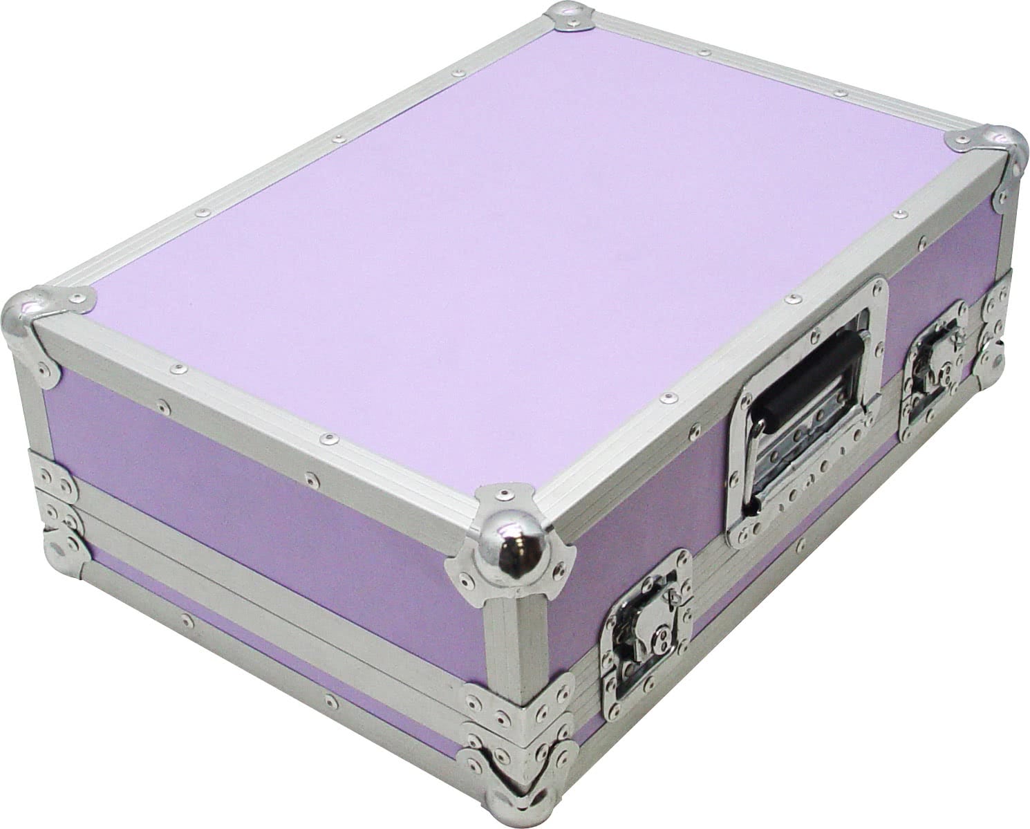 Лилав Zomo Flightcase PC-200/2 за CD плейъри, общ изглед отпред
