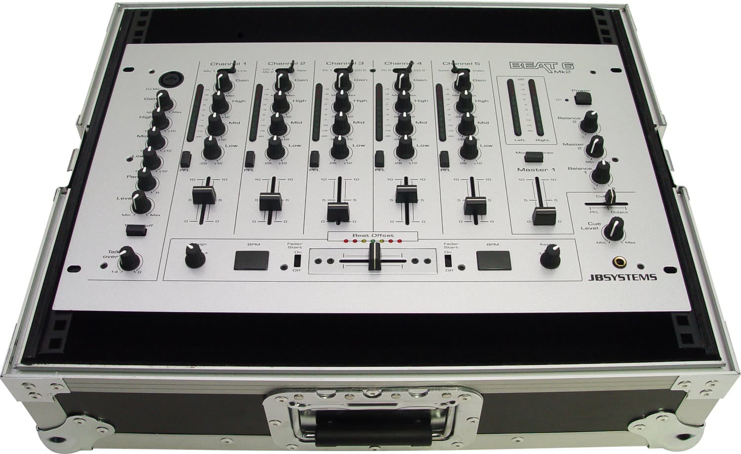 Лилав flightcase Zomo M-19 за миксер, страничен изглед
