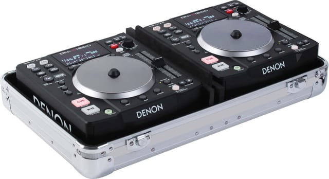 Zomo Flightcase CDJ-3 XT затворен, алуминиев кейс с хромирани ъгли