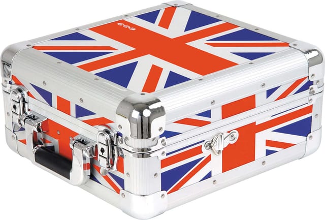 Zomo CD Case CD-50 XT в разцветка UK-Flag, общ изглед отпред