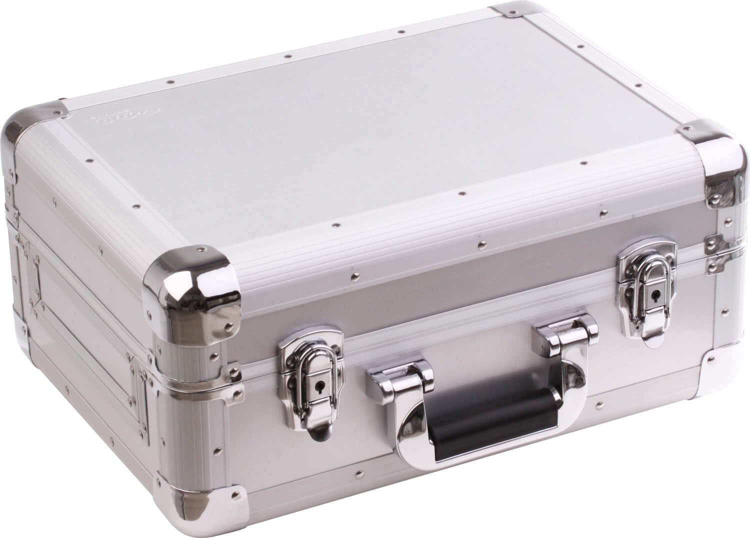 Zomo Flightcase CDJ-10 XT сребрист, общ изглед отпред