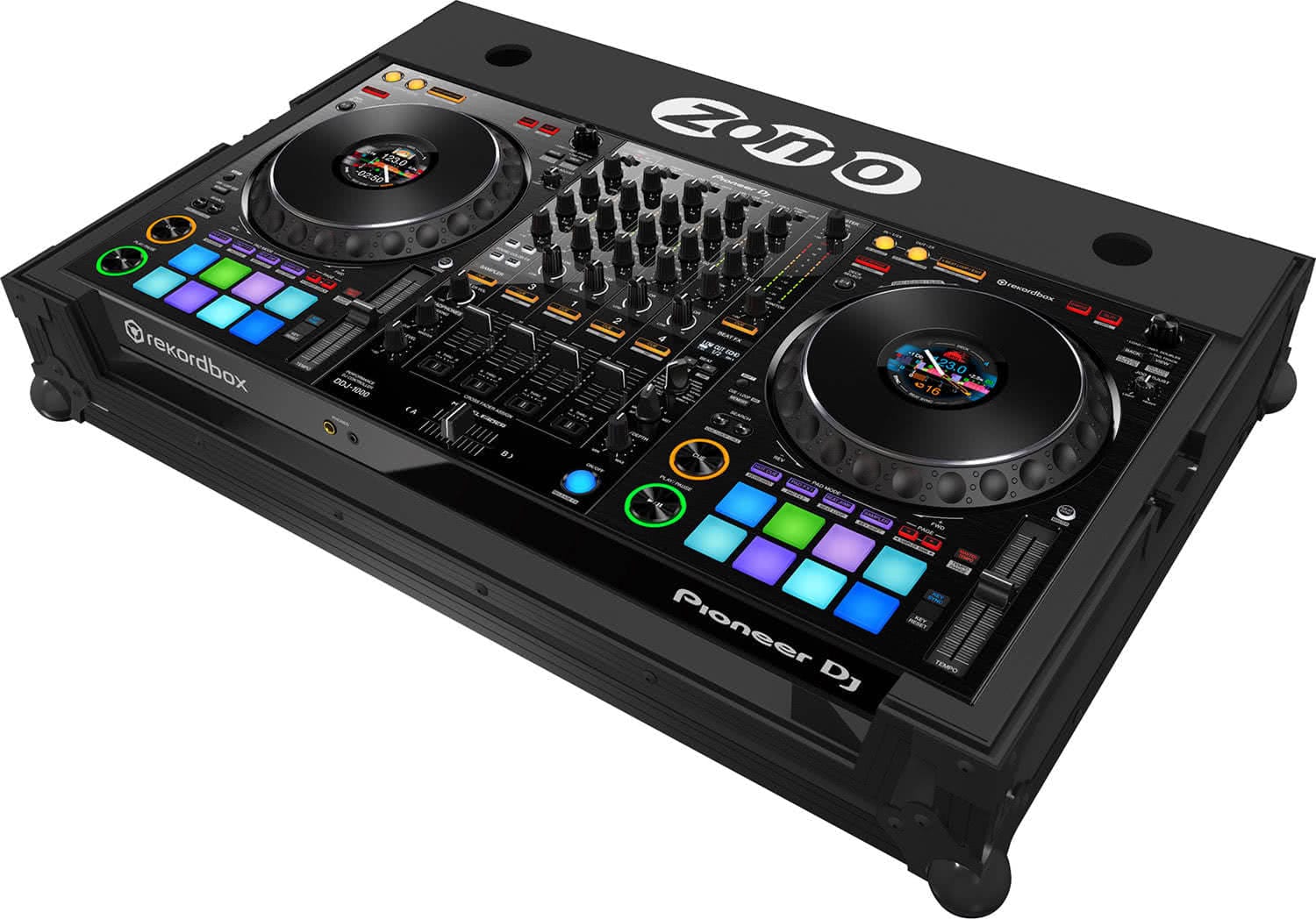 Zomo Flightcase P-DDJ-1000 NSE в черно, затворен, общ изглед