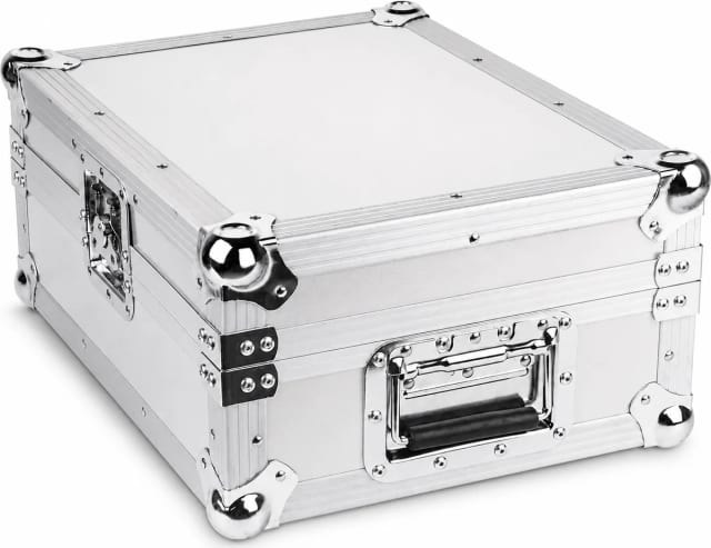 Сребрист Zomo Flightcase Live 1000 за DJ миксер, общ изглед