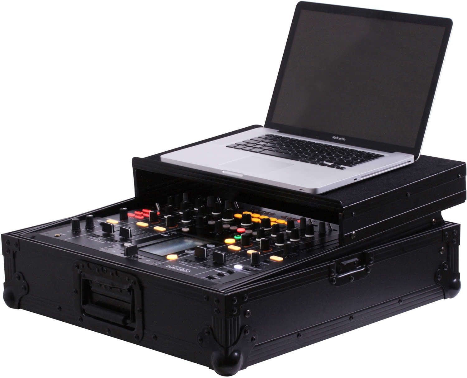 Черен Flightcase Zomo PM-2000 Plus NSE със затворен капак и закопчалки тип пеперуда