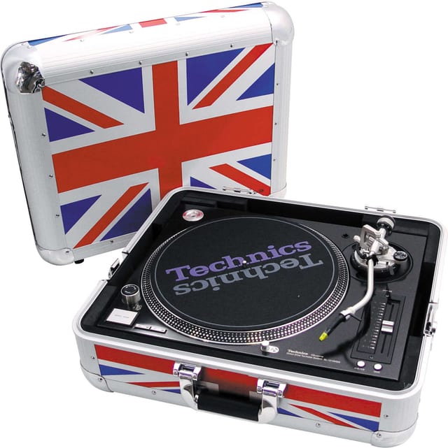 Zomo Flightcase SL-12 XT UK-Flag за Technics SL-1200, общ изглед