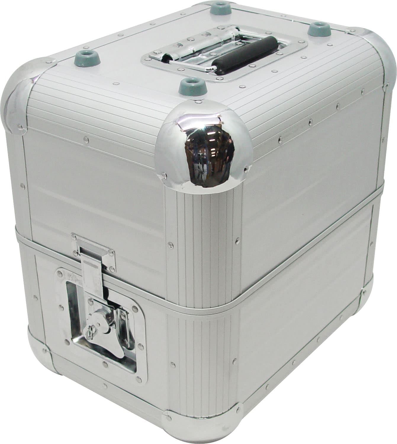 Zomo Recordcase MP-80 XT сребрист кейс за винилови плочи – общ изглед