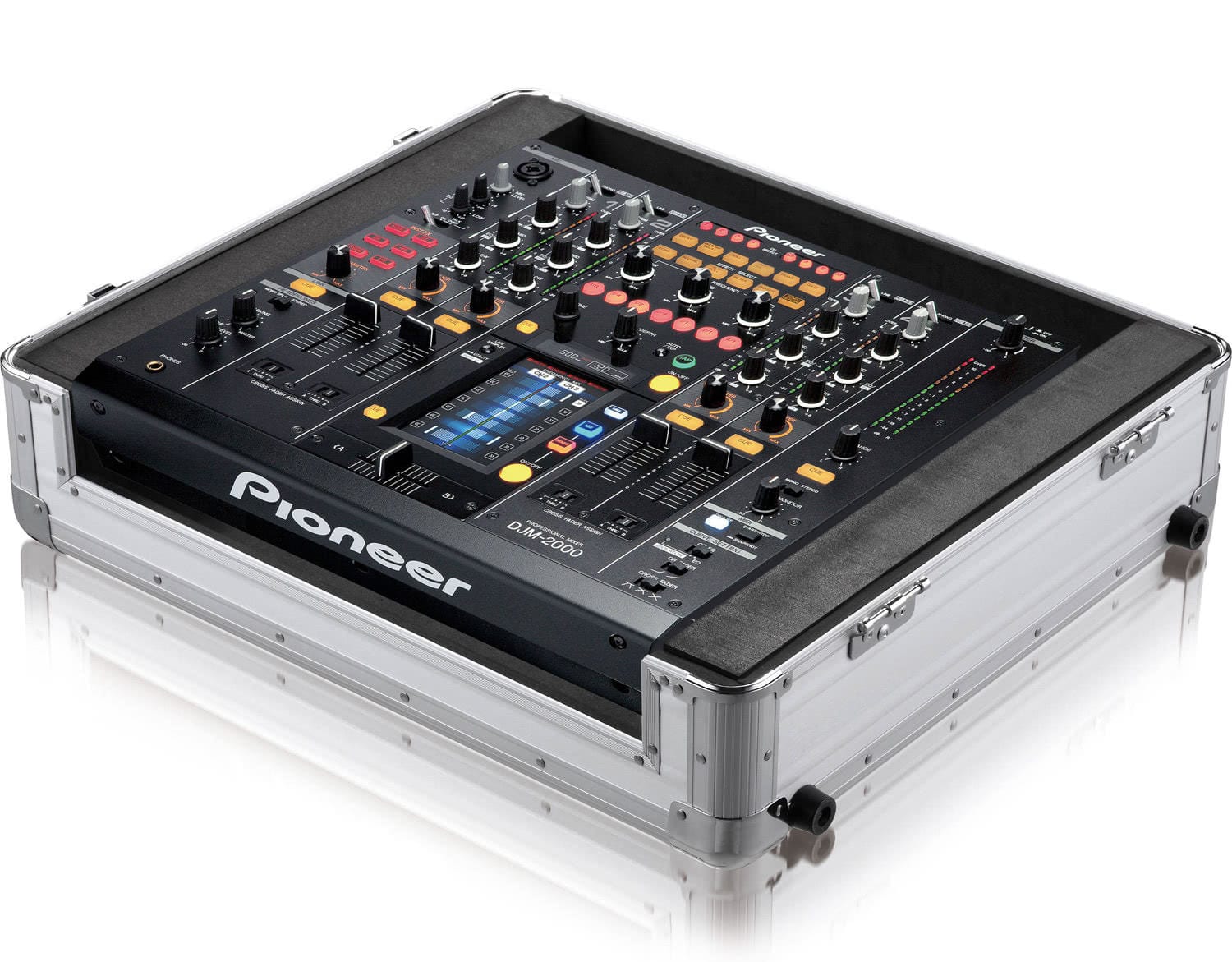 Zomo Flightcase DJM-2000 в сребристо, общ изглед на кейса