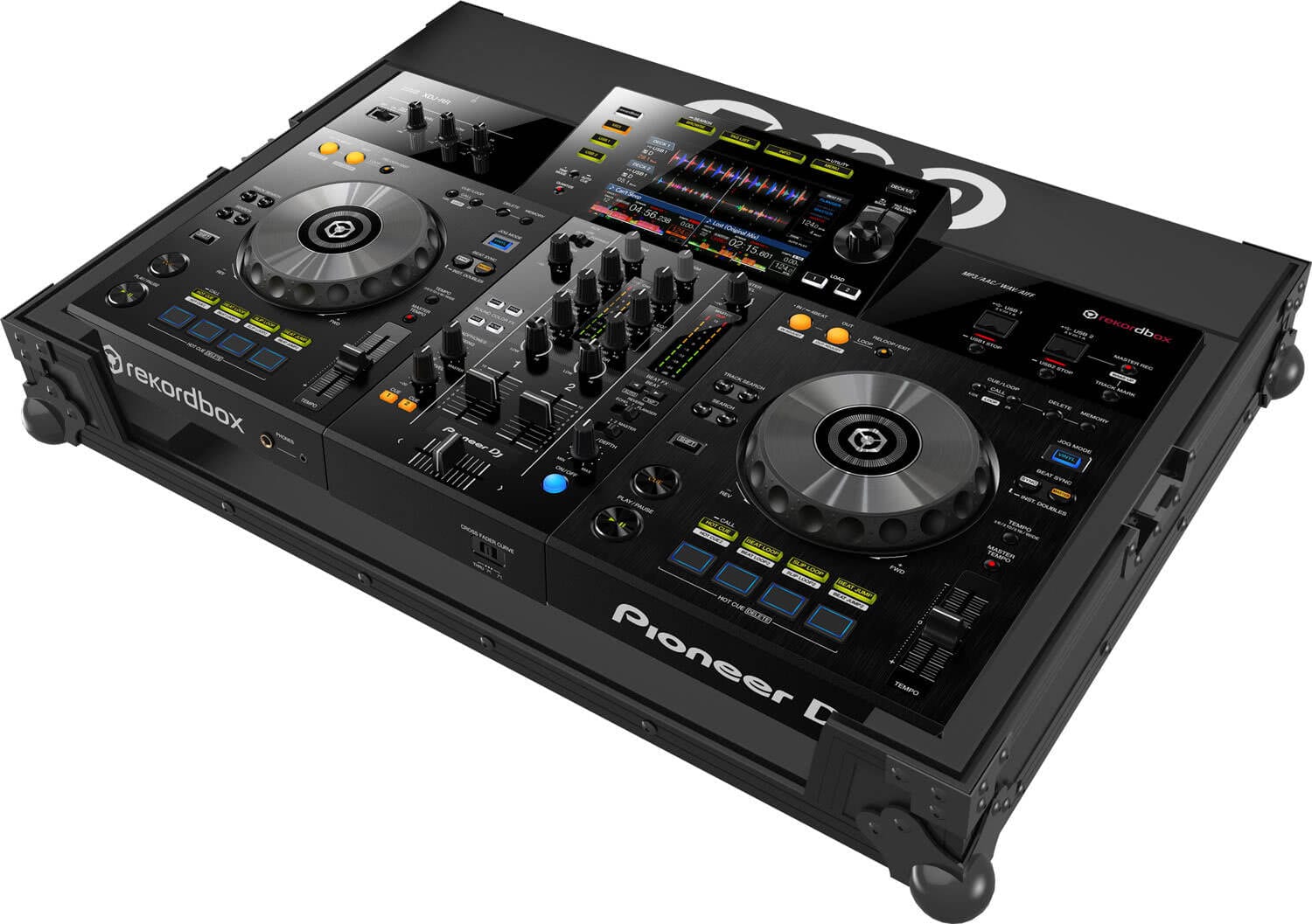 Черен Zomo Flightcase P-XDJ-RR NSE за Pioneer DJ XDJ-RR с алуминиеви профили и ъглови протектори