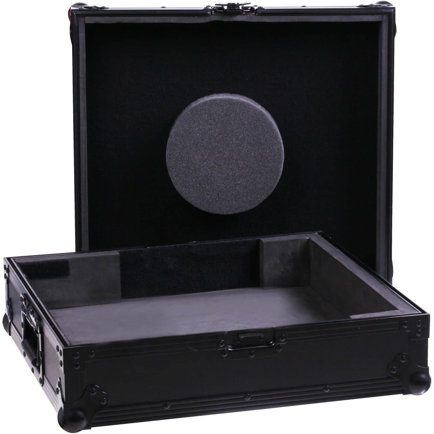 Черен flightcase Zomo PM-2000 NSE със сферични ъгли и закопчалки тип пеперуда
