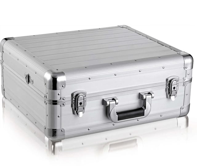 Zomo Flightcase CDJ-13 XT в сребрист цвят – общ изглед отпред