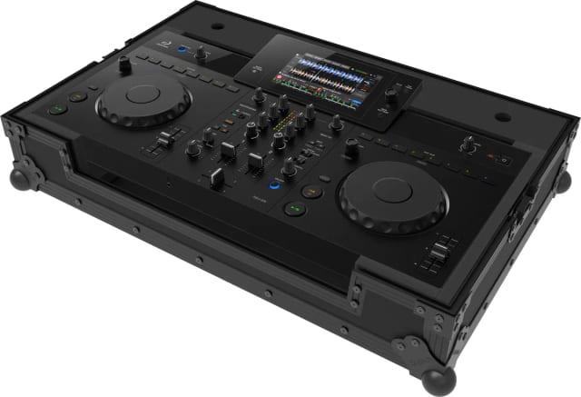 Черен Zomo Flightcase A-XDJ-AN NSE със закопчалки тип пеперуда и алуминиеви кантове