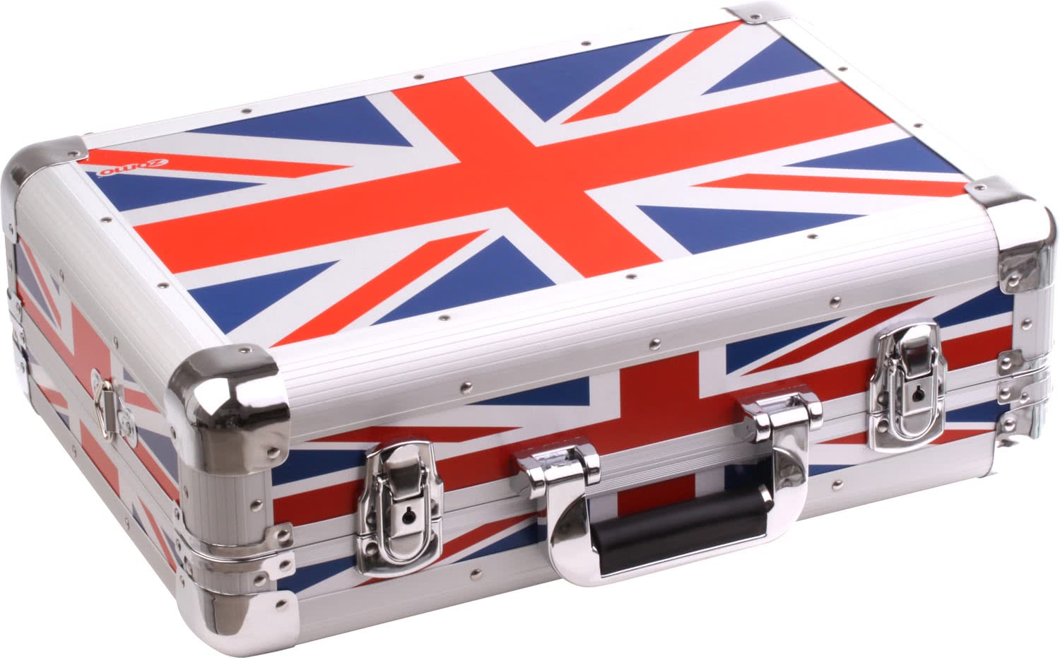 Zomo Flightcase VC-1 XT в UK-Flag визия, изглед отпред