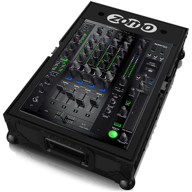 Черен Zomo Flightcase DN-X1800 NSE за Denon X1800 Prime с алуминиеви профили и ъглови протектори