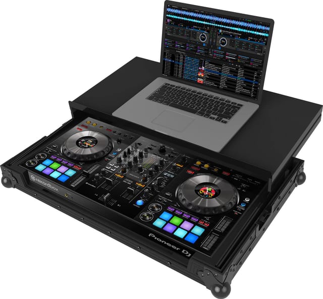 Черен flightcase Zomo P-DDJ-800 Plus NSE за Pioneer DDJ-800, затворен, отпред