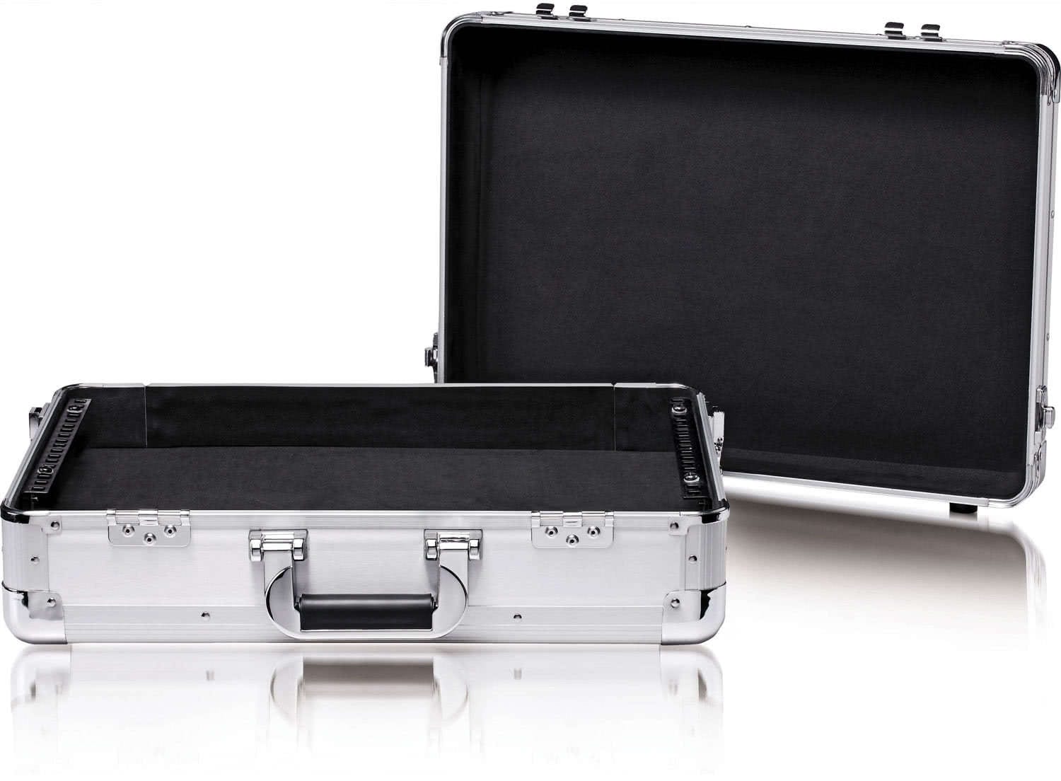 Zomo Flightcase MFC-6000 в сребристо, страничен изглед на кейса